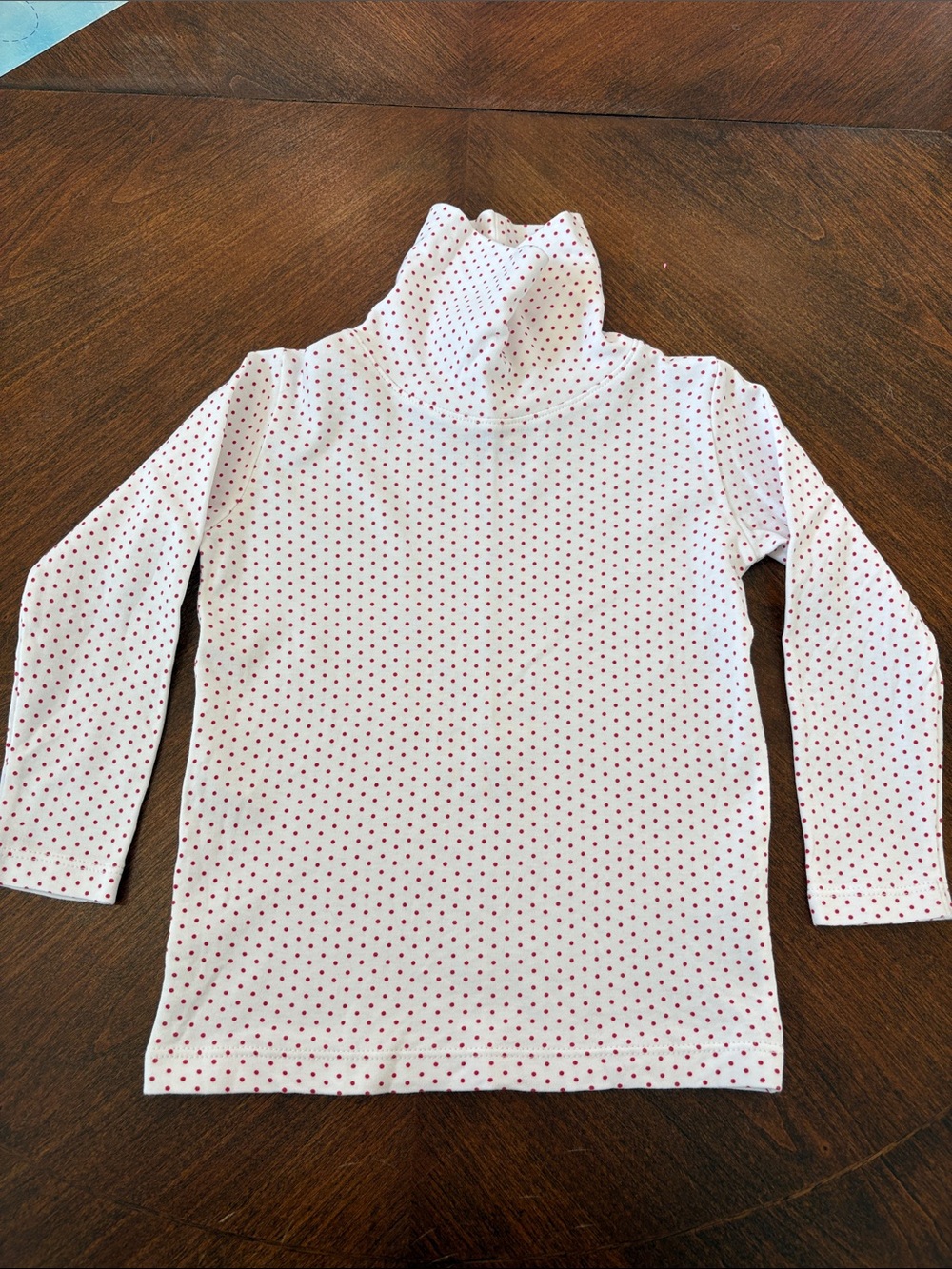 The Beaufort Bonnet Company White Top with Red Dot Pattern